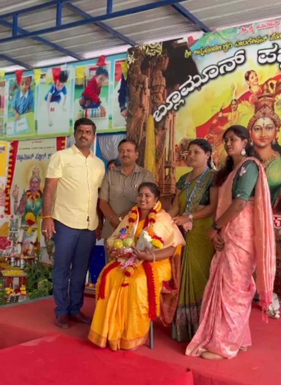 Kannada Rajyotsava and Childrens Day Celebration - Bhoomika Seva Foundation at Bluemoon Public School Karnataka